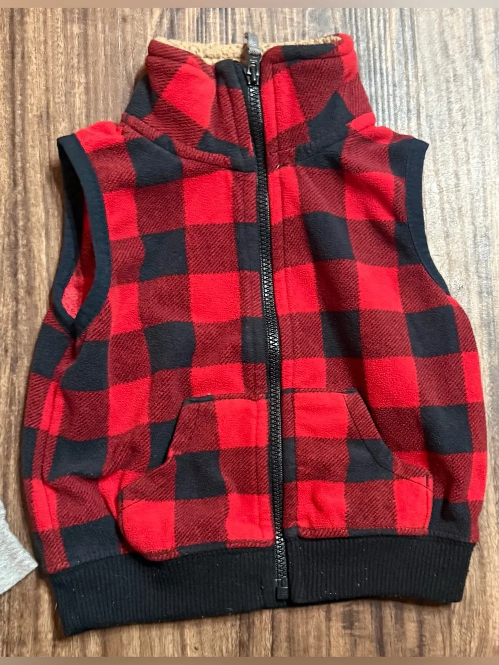 12 Months Baby Boys Jacket and Vest Bundle Carter’s Hooded Full Zip Winter